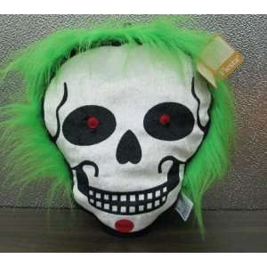  Fiesta Toys H02883 11 Green Hair Skull with Blinking Eyes 