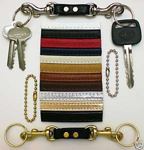 SEPARATING VALET KEY RING FOB FOR COACH BAG / BRIEFCASE  