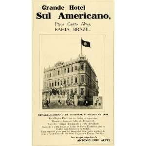   Alves Bahia Brazil Resort Lodge   Original Print Ad