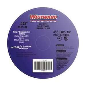 Westward 5XLC5 Cut Off Wheel, Type 41, 4 1/2x0.045 T  