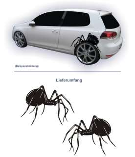 SPIDER Seitenaufkleber Tattoo Car Style Spinne Set S19  