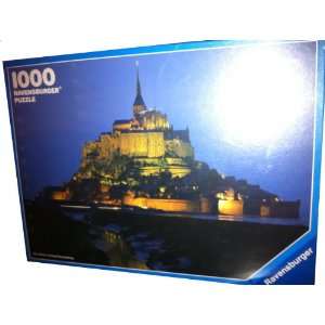  Mont St. Michael bel Nacht 1000 Piece Puzzle Toys & Games