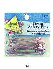   of Fiesta Safety Pins Assorted Metallic Colors New Bulk Wholesale
