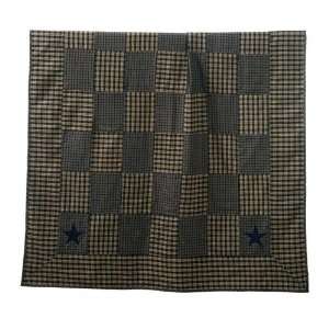   Star Primitive Country Throw Quilt 