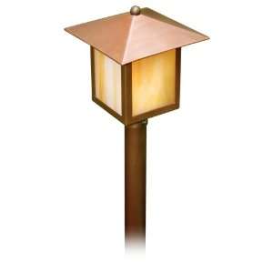 Copper and Honey Glass Lantern 15 High Path Light