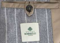 New $950 Borrelli Beige Jacket 40/50  