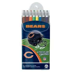  Chicago Bears Twist up Crayons, 8 Pack   NFL (12018 QUE 