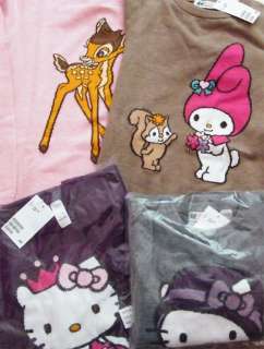 Hello Kitty Bambi Strick Kleid Tunika neu 86/92/98/104/110/116/122 