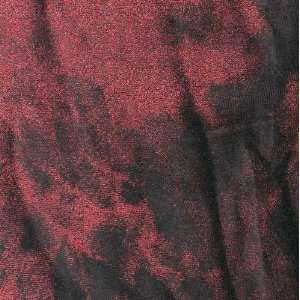   Velvet Black/ Red Sparkle Fabric By The Yard Arts, Crafts & Sewing