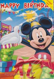 Disney Geburtstagskarte mit Musik   Micky Maus NEU  