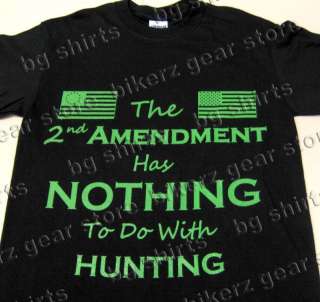   2nd AMENDMENT Short Sleeve T shirt Biker Tea Party   2X 3X Pro Gun USA