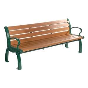    Heritage Recycled Plastic Outdoor Bench 8 L Patio, Lawn & Garden