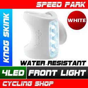 NEW Knog Skink Water resistant White 4LED Headlight   White  