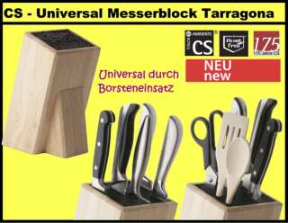 Universal Messerblock Borsteneinsatz Tarragona Borste  