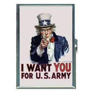   Uncle Sam I Want You U.S. Army ID Holder, Cigarette Case or Wallet