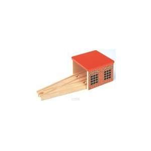   Thomas Train Track Wooden Engine Shed with Switch Toys & Games