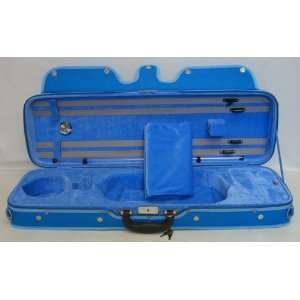   SKY Oblong Violin Case 4/4 Full Size (Light Blue) Musical Instruments