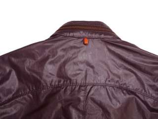 HUGO BOSS Designer Purple Bomber Jacket Veste Spring Fall Coat 40R 50 