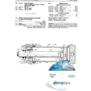  NEW Patent CD for PISTON LOCK FOR POWER CYLINDERS 