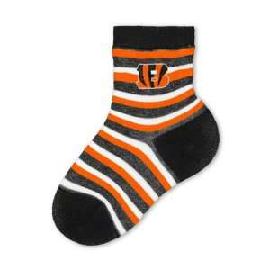    Cincinnati Bengals Infant Black NFL Stripe Socks