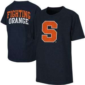 Syracuse Orange Youth Touchdown Heathered T Shirt   Navy Blue