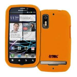  EMPIRE Orange Silicone Skin Case Cover for Sprint Motorola 