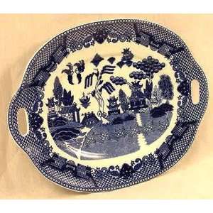  Blue Willow Oval Tray