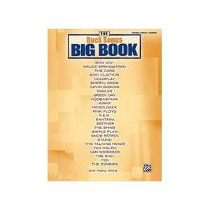  The Rock Songs Big Book   P/V/G Songbook Musical 