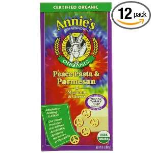   Organic Peace Pasta with Parmesan, 6 Ounce Boxes (Pack of 12