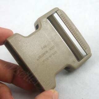 This buckle is dual adjust side release buckle. Made by 100% DUPONT 