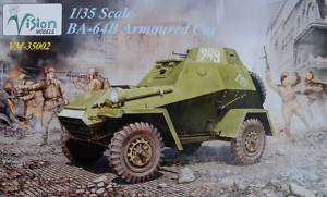 35 Vision Model WWII russian BA 64B armored car GAZ64  