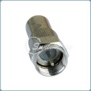 RCA Female to F Type Coaxial Audio/Video Male Adapter  