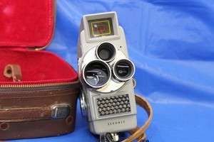   lens Turret Beautiful case Vintage 8mm Movie camera spool  