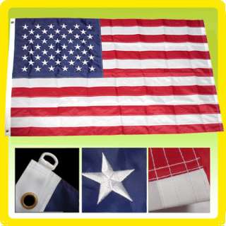 Flag 6x10 US American Nylon Embroidered USA Flags  