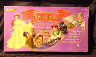 Princess Anastasia Adventure Board Game 1997 Rose Art  