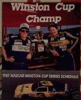 NASCAR 1986 Dale Earnhardt #3 Wrangler Winston Cup Championship Trophy 