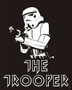 STAR WARS T shirt Stormtrooper The Trooper iron maiden  
