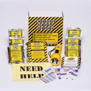 Person 3 Day Emergency Disaster Survival Gear Kits  