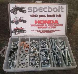 Specbolt 120 piece Bolt Kit Honda TRX450R 700XX ATV frame body plastic 