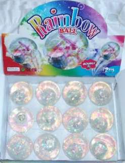   Flashing Blinking LED Rainbow Bounce Ball Wholesale Lot *  
