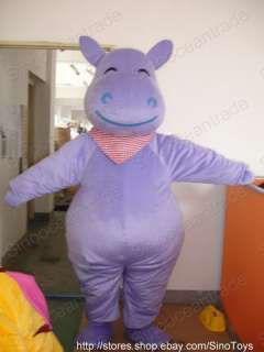 Hippo Mascot Costume Fancy Dress Suit Outfit EPE  