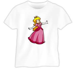 Princess Peach Super Mario T Shirt  