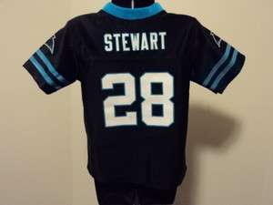 NFL Team Apparel Carolina Panthers Jonathan Stewart Toddler Jersey NWT 
