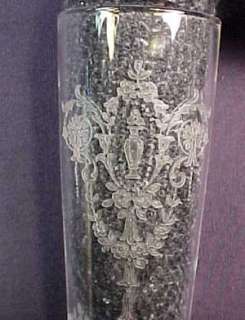 Tiffin Elegant Glass Cherokee Rose Vase  