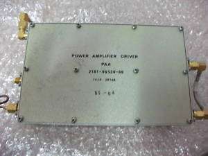 Microwave RF Power Amplifier Driver PAA 2181 90530 00  