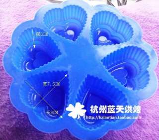   HEARTS Cake Chocolate Soap Jelly Ice Cookie Mold Mould L128  