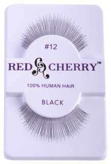 Red Cherry False Eyelashes   FREE Adhesive Included  