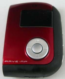 Rave MP Portable  Player Red AS IS  