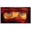 Kunstdruck 100x70 TUAREG   Araber Augen blau Wüste Afrika Orient Deko 