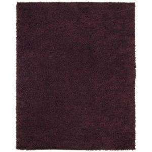   Living Casual Elegance Eggplant 3 ft. 4 in. x 5 ft. 6 in. Accent Rug